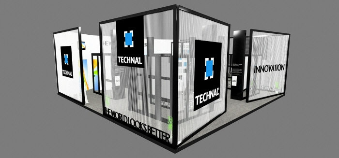 国际展会搭建-TECHNAL-国际展览展示设计|国际会展展台设计