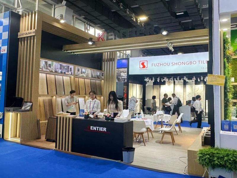 江苏肯帝亚木业的第136届获奖广交会展位设计搭建图片 江苏肯帝亚木业的第136届获奖广交会展位设计搭建图片