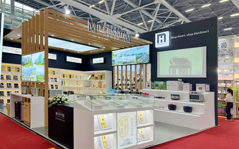 美利龙餐厨具的第133届广交会绿色特装奖案例 美利龙餐厨具的第133届广交会绿色特装奖案例