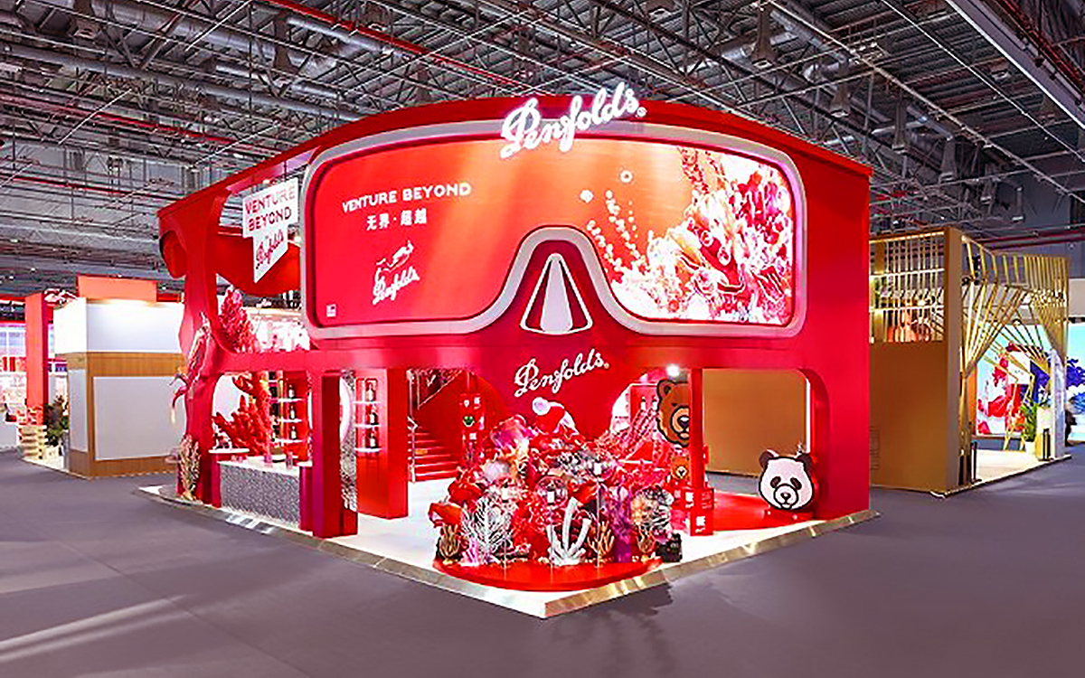 中国红通过国际展会设计来传达喜庆氛围